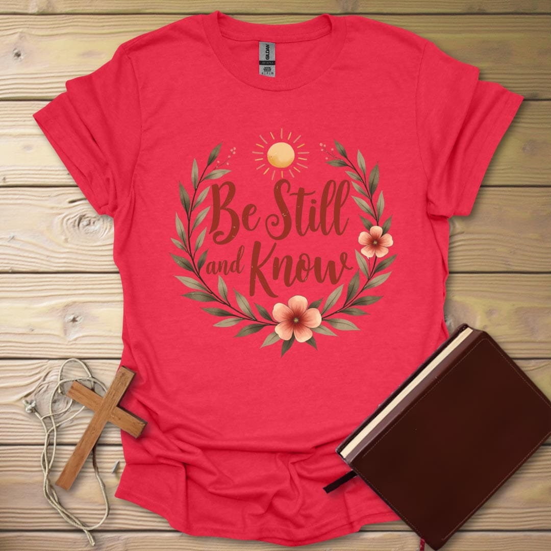 Be Still T-Shirt Heather Red / S