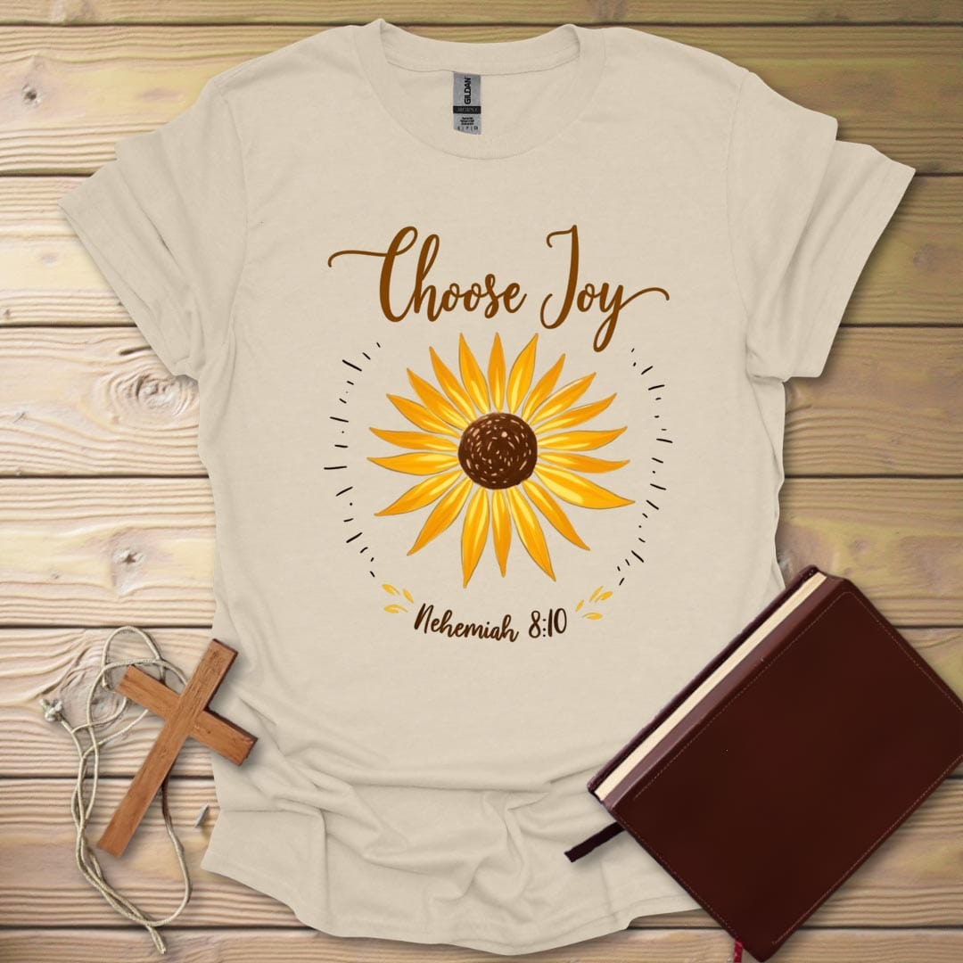 Choose Joy T-Shirt Natural / S