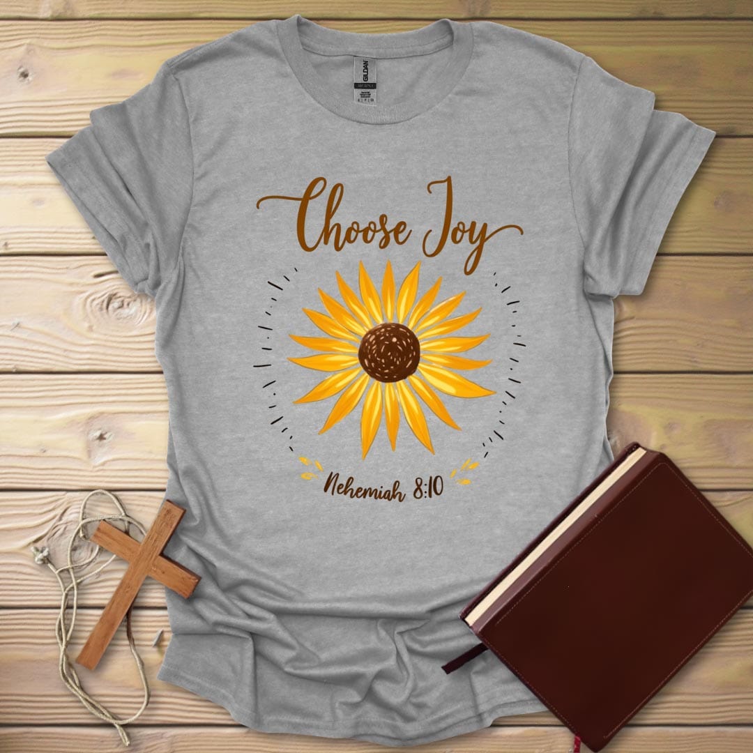 Choose Joy T-Shirt Sport Grey / S
