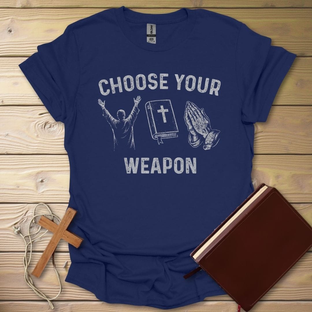 Choose Your Weapon T-Shirt Navy / S