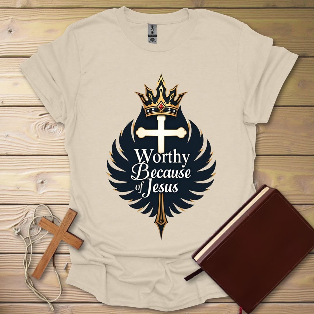Crown of Faith T-Shirt Natural / S