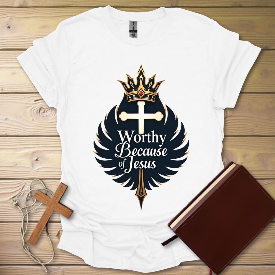 Crown of Faith T-Shirt White / S