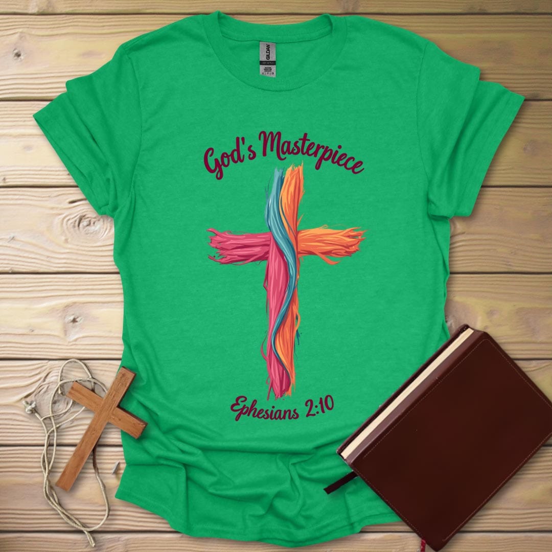 Divine Art T-Shirt Heather Irish Green / S
