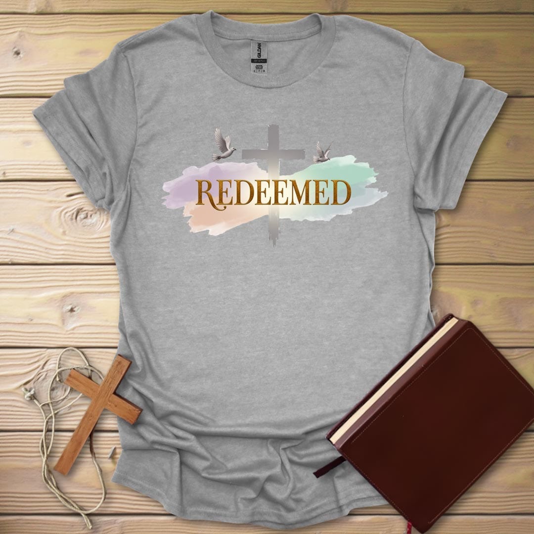 Divine Artistry Redeemed T-Shirt Sport Grey / S
