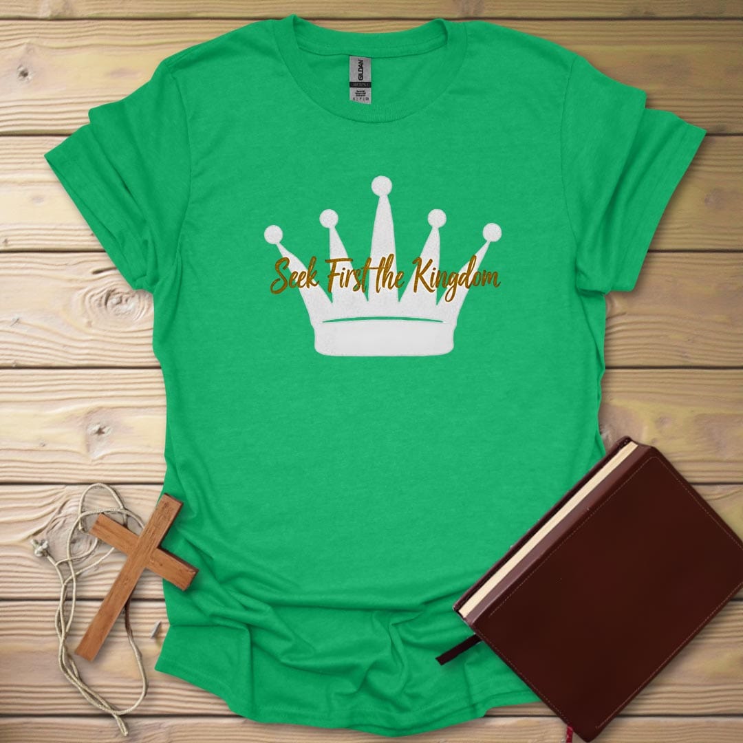 Divine Grace T-Shirt Heather Irish Green / S