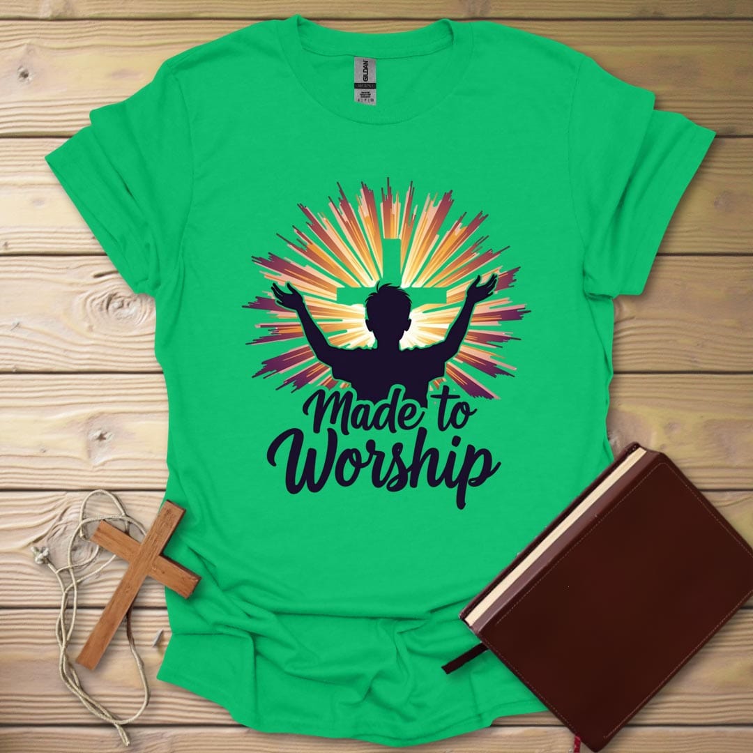 Divine Worship Kids T-Shirt Irish Green / S