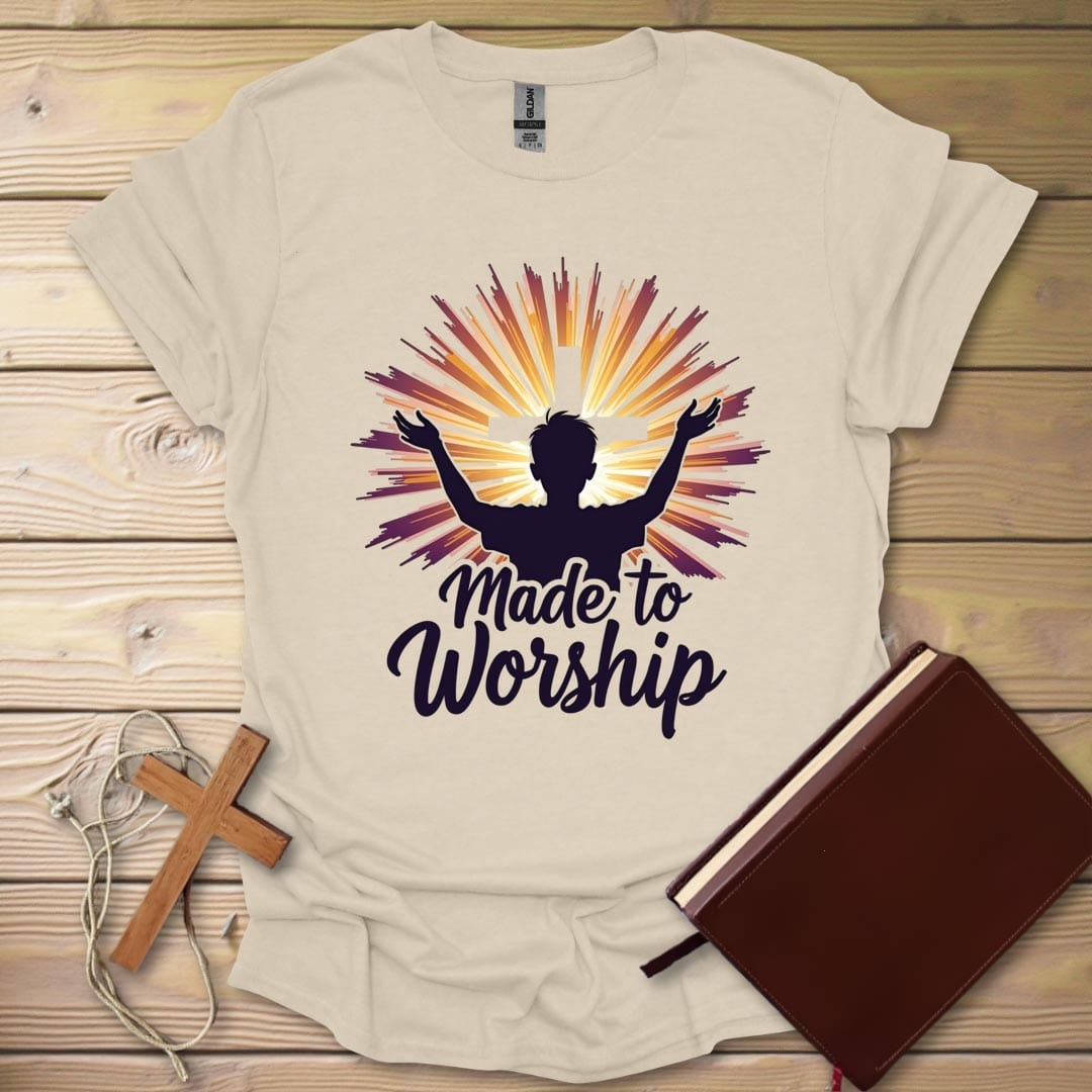 Divine Worship Kids T-Shirt Natural / S