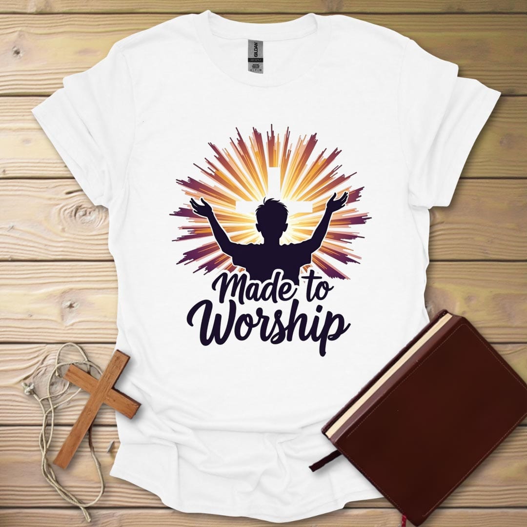 Divine Worship Kids T-Shirt White / S