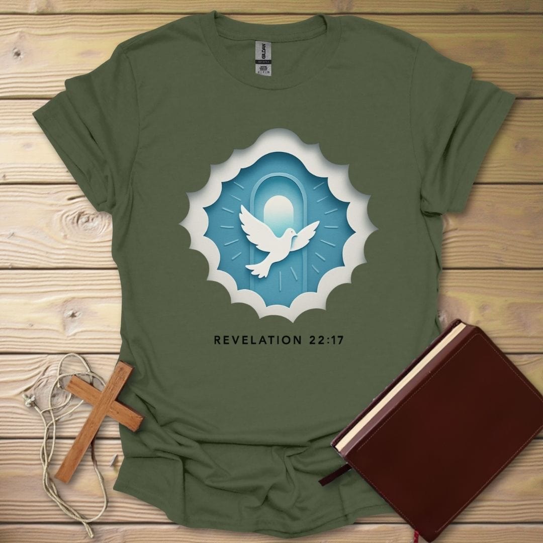 Door Of Light T-Shirt Military Green / S