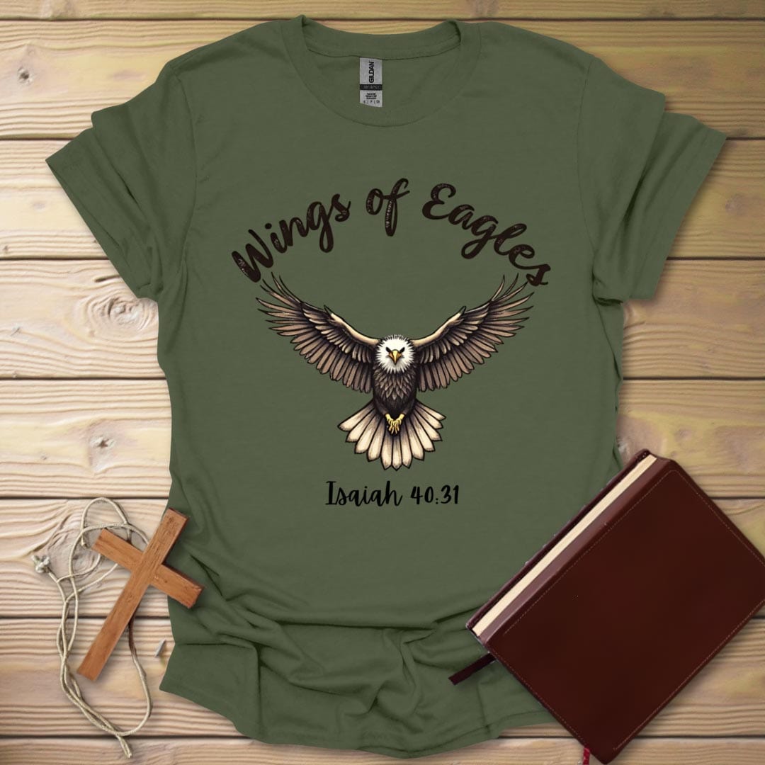 Eagle Soar T-Shirt Military Green / S