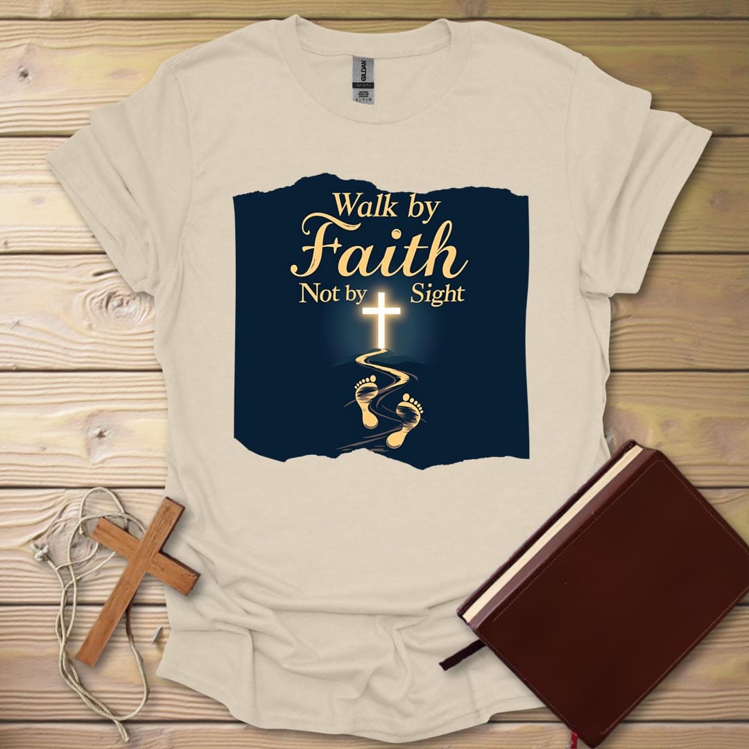 Faith Journey Night T-Shirt Natural / S