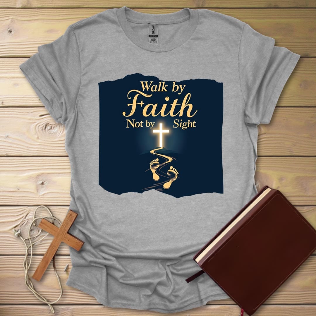 Faith Journey Night T-Shirt Sport Grey / S