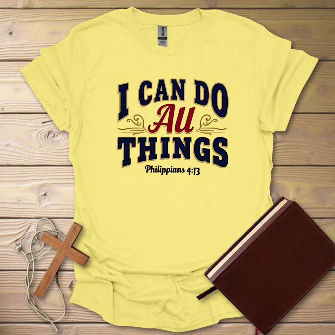 Faith Strength T-Shirt Cornsilk / S