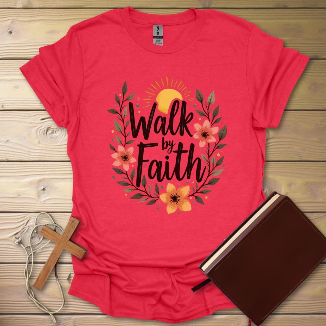 Faithful Elegance T-Shirt Heather Red / S