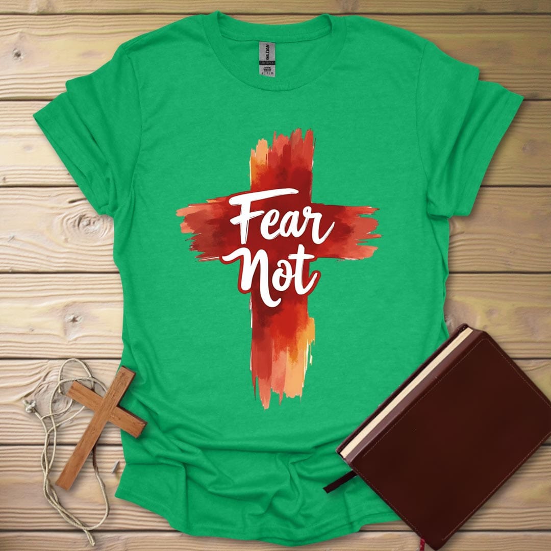 Fearless Faith T-Shirt Heather Irish Green / S