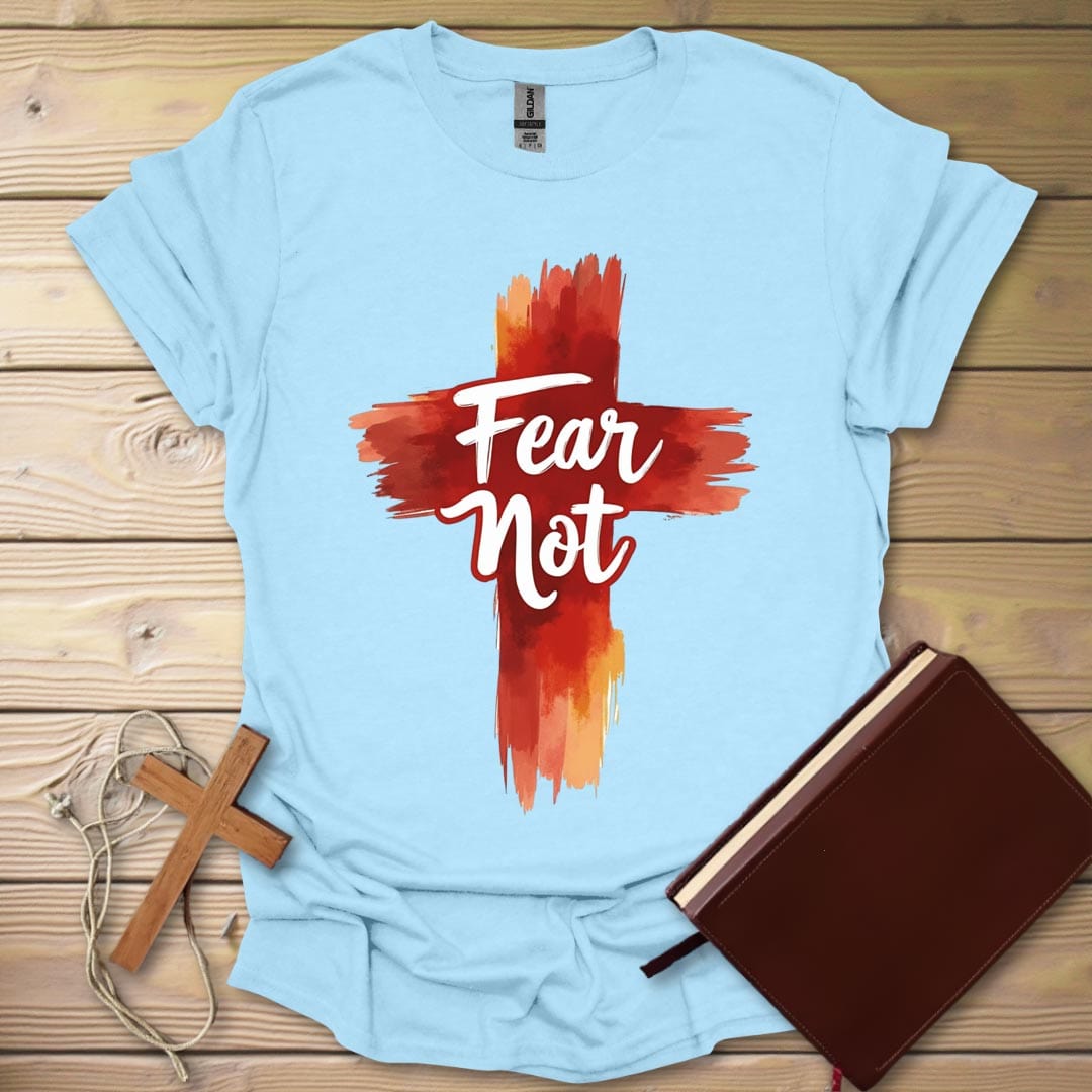 Fearless Faith T-Shirt Light Blue / S