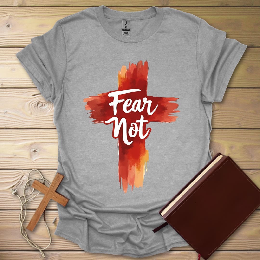 Fearless Faith T-Shirt Sport Grey / S