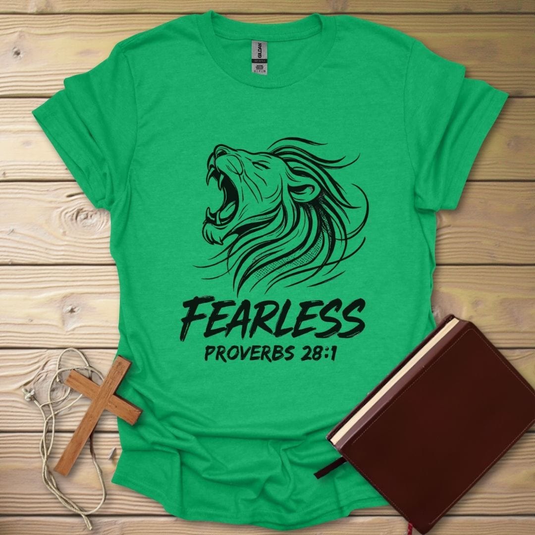 Fearless Mane T-Shirt Heather Irish Green / S