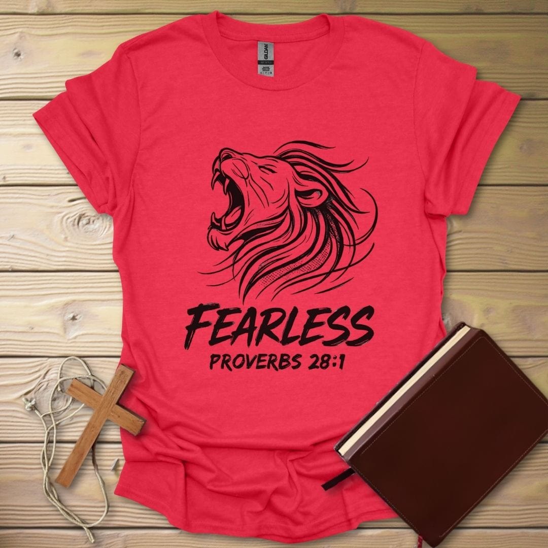Fearless Mane T-Shirt Heather Red / S