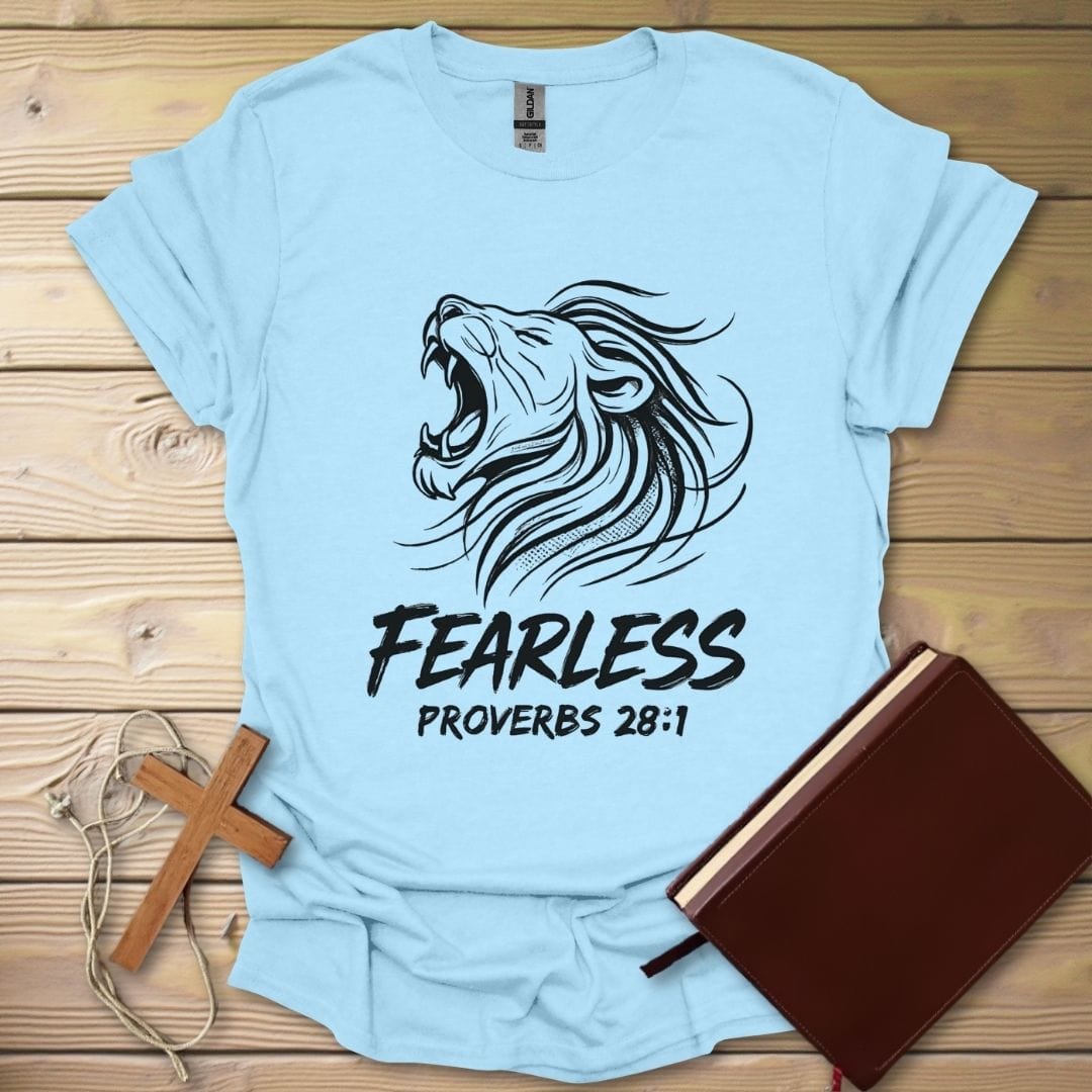 Fearless Mane T-Shirt Light Blue / S