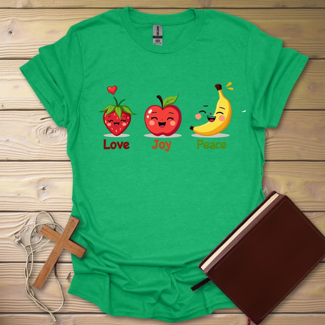 Fruity Joy T-Shirt Heather Irish Green / S