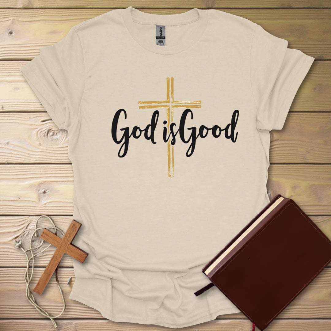 God Is Good T-Shirt Natural / S