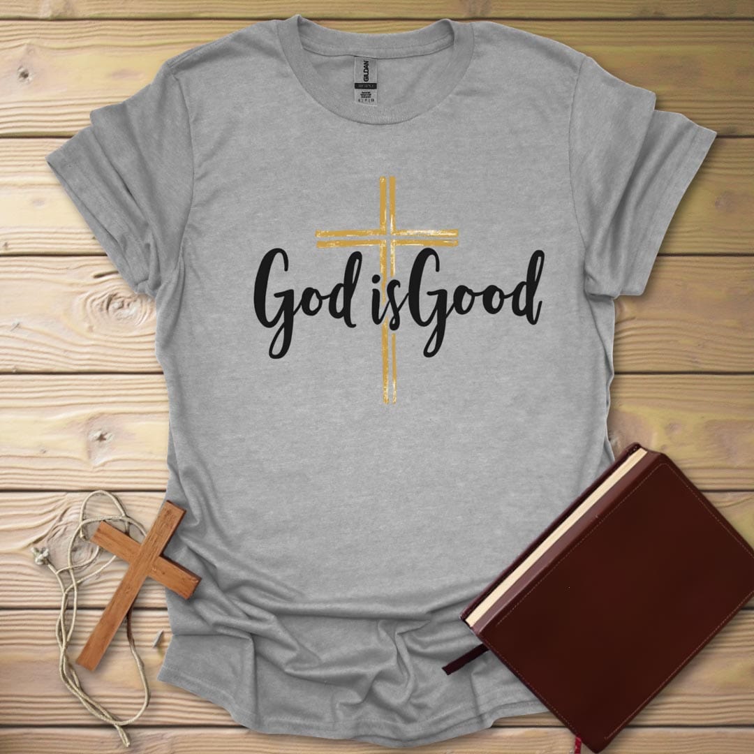 God Is Good T-Shirt Sport Grey / S
