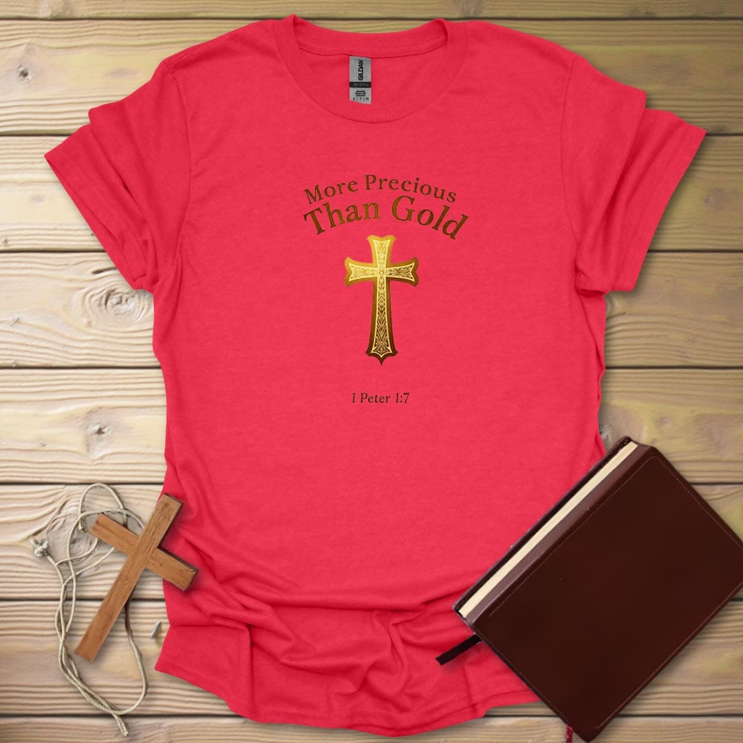 Golden Grace T-Shirt Heather Red / S