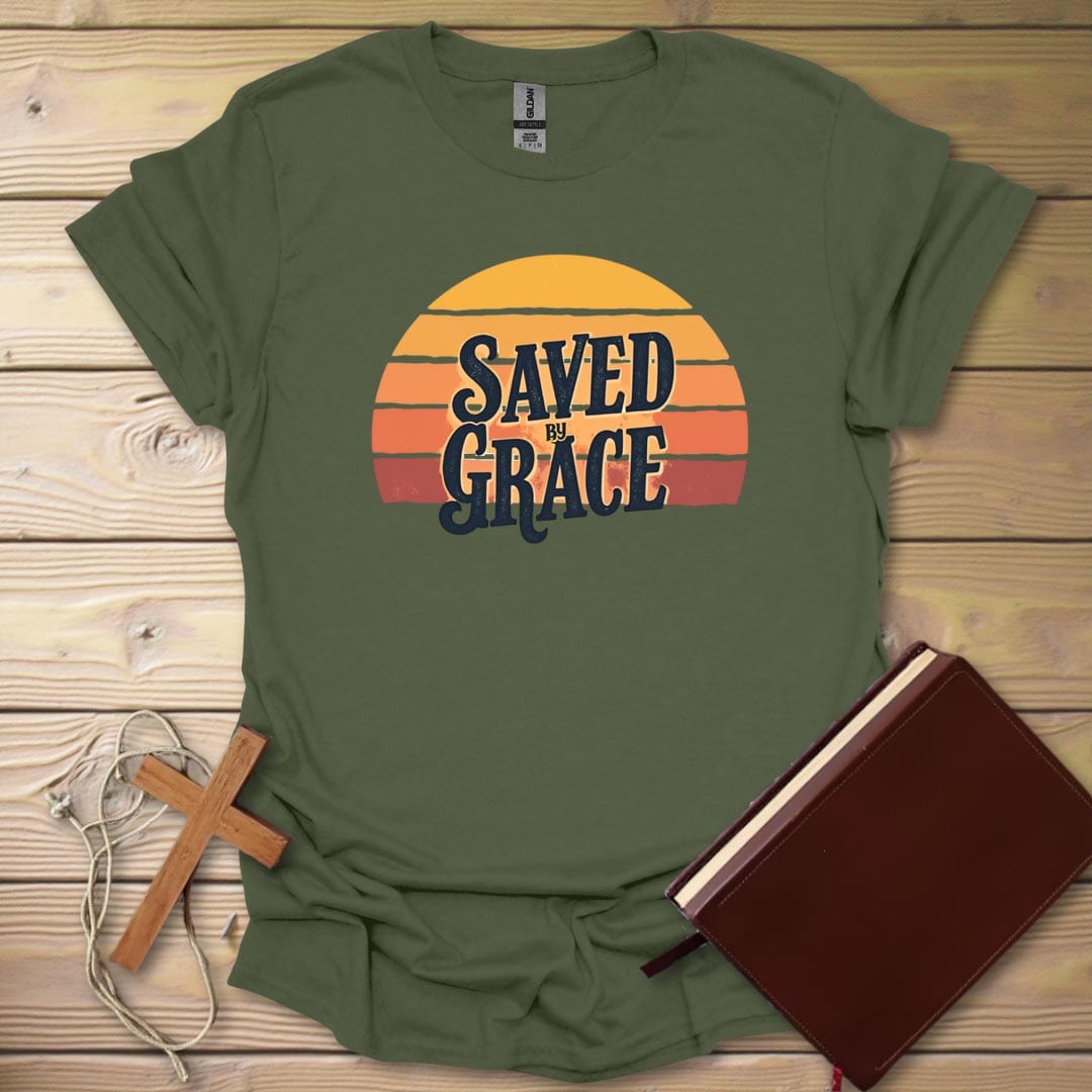 Graceful Vibes T-Shirt Military Green / S
