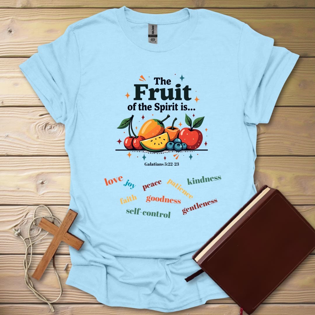 Groovy Fruits T-Shirt Light Blue / S