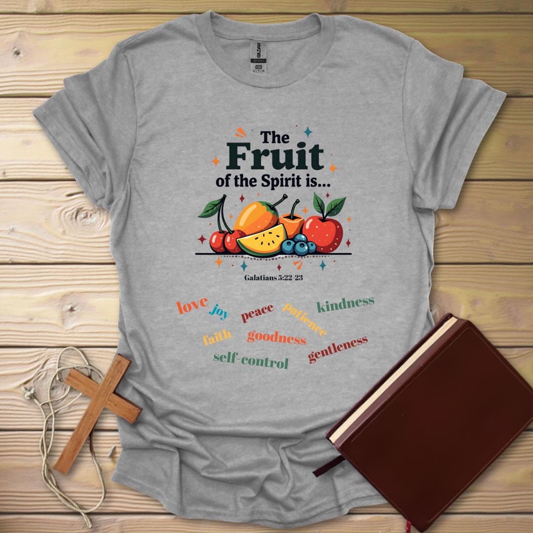 Groovy Fruits T-Shirt Sport Grey / S