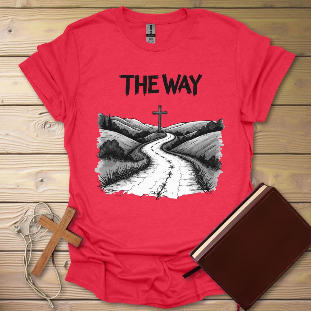 Guiding Path T-Shirt Heather Red / S