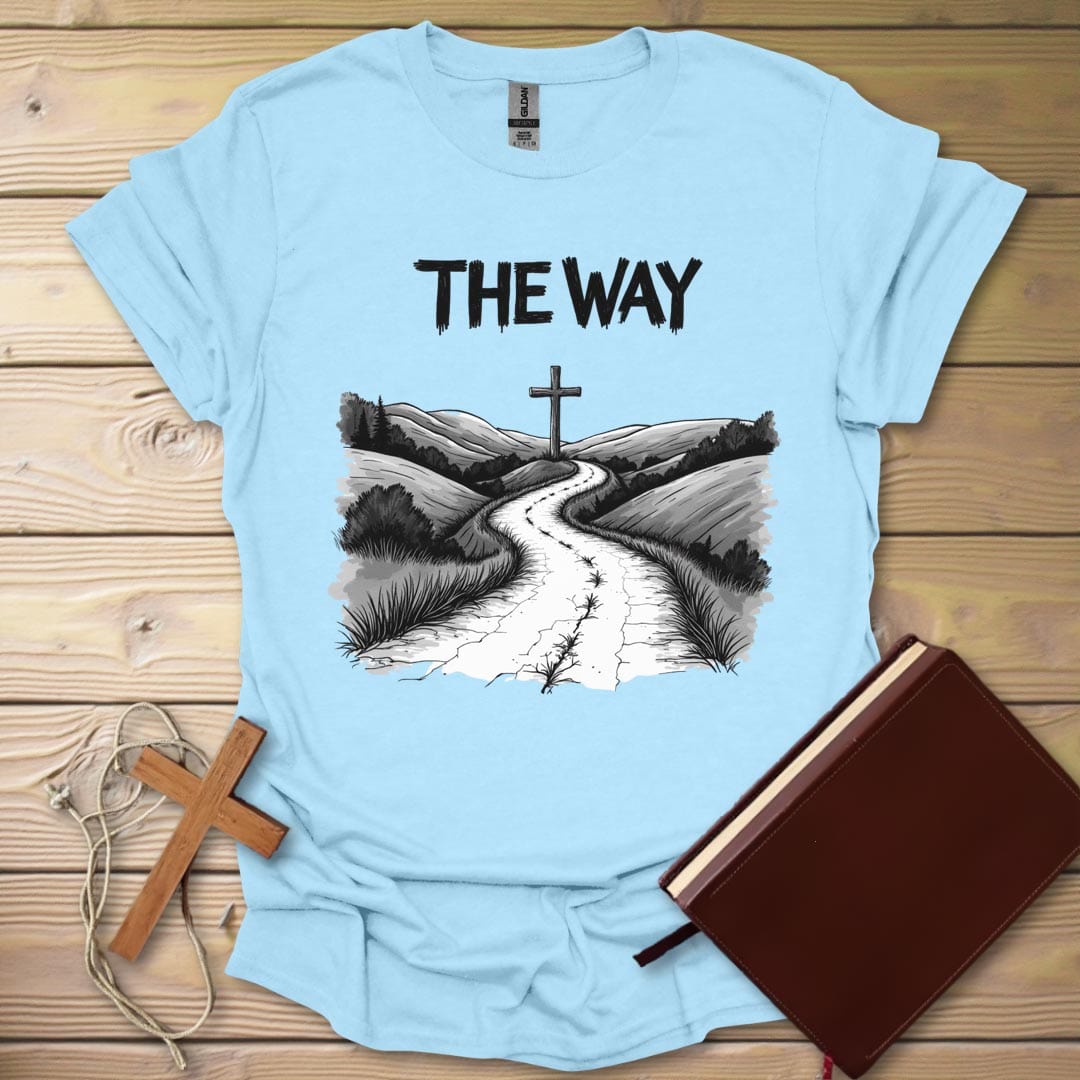Guiding Path T-Shirt Light Blue / S