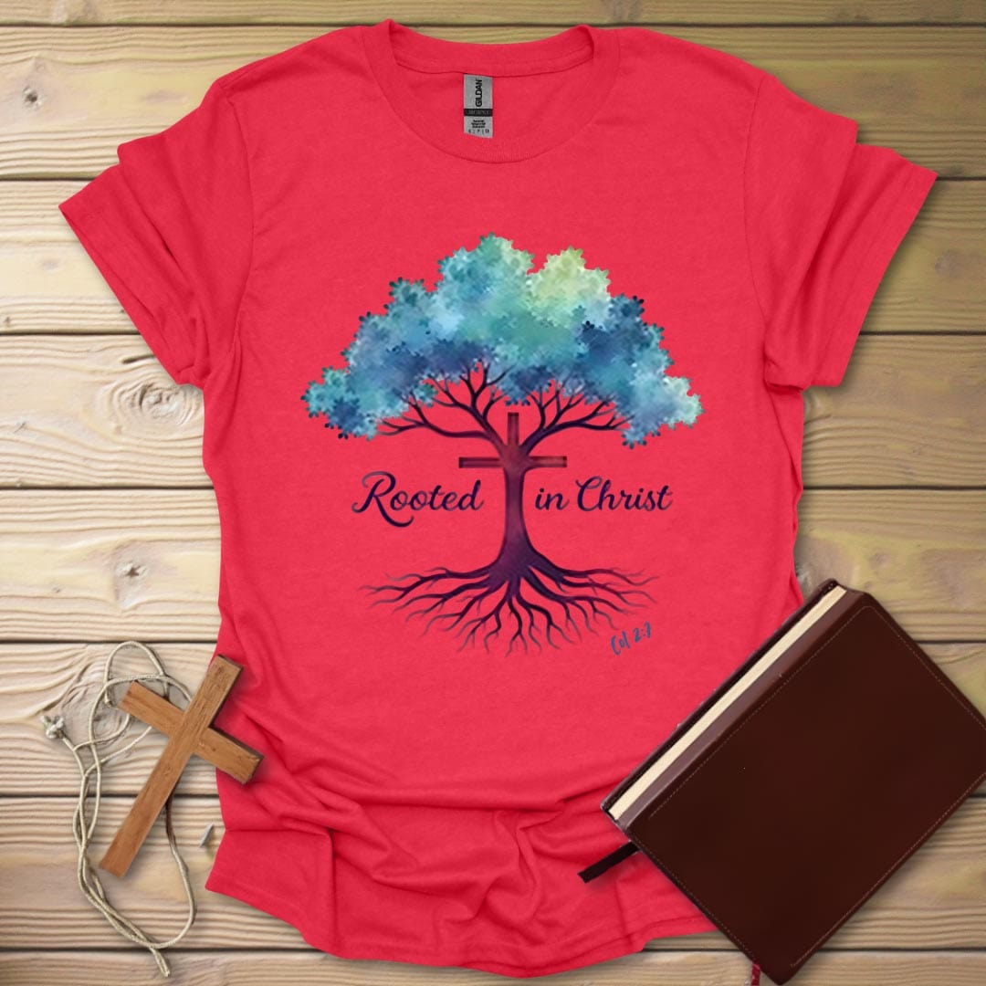 Holy Roots T-Shirt Heather Red / S