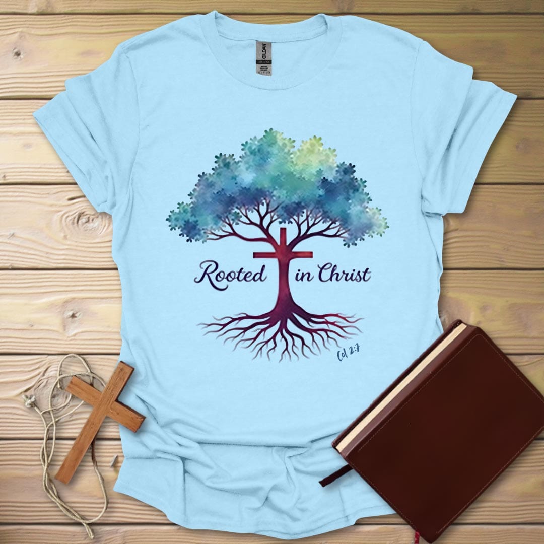 Holy Roots T-Shirt Light Blue / S