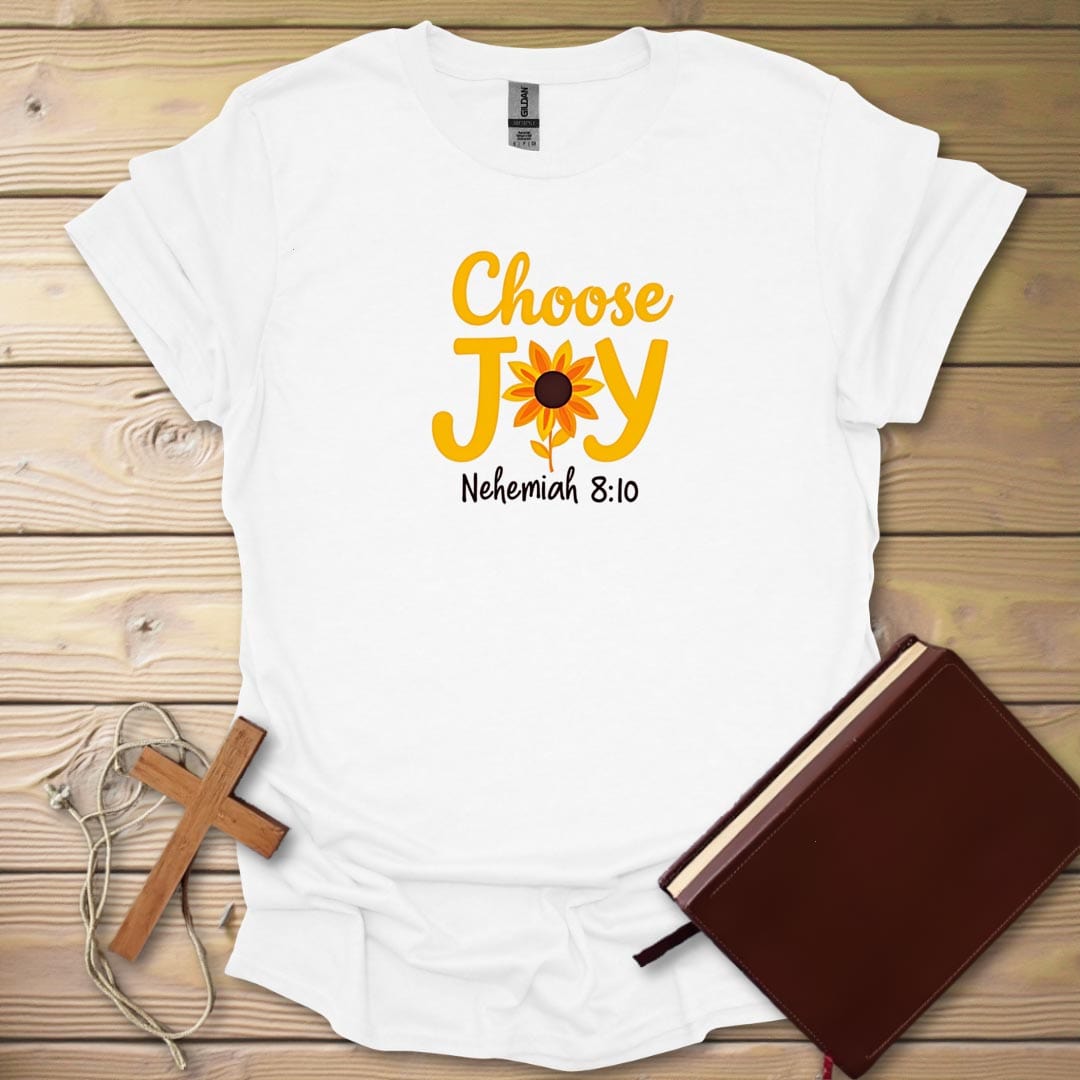Joyful Bloom T-Shirt White / S