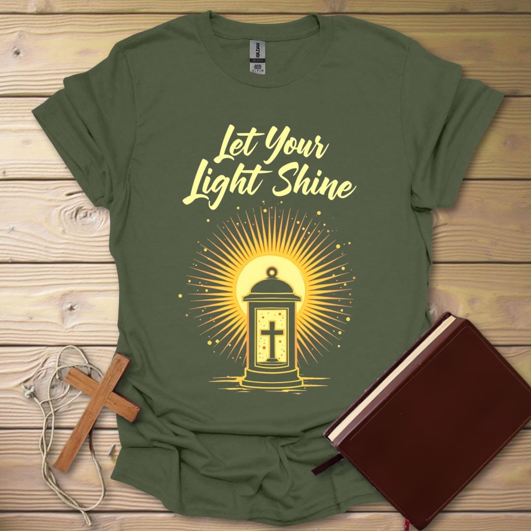 Light Shine T-Shirt Military Green / S