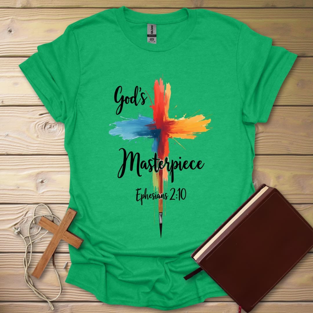Masterpiece Design T-Shirt Heather Irish Green / S