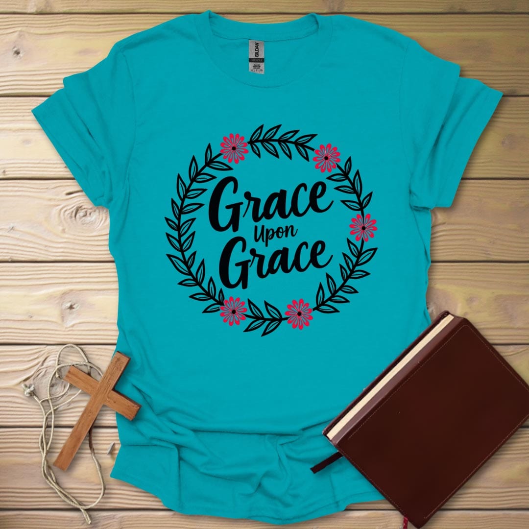 Modern Grace T-Shirt Tropical Blue / S