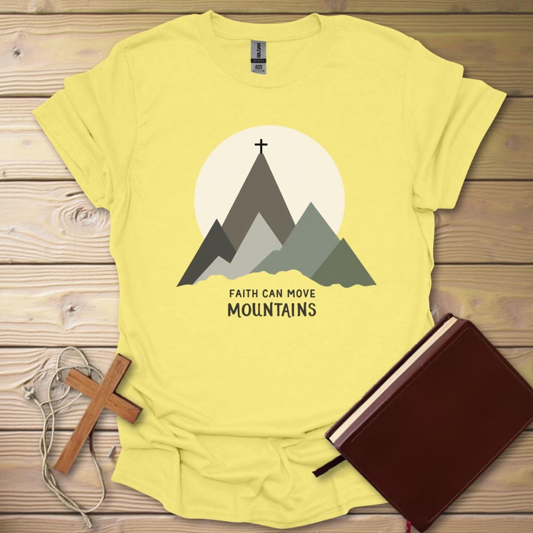 Mountain Faith Modern T-Shirt Cornsilk / S