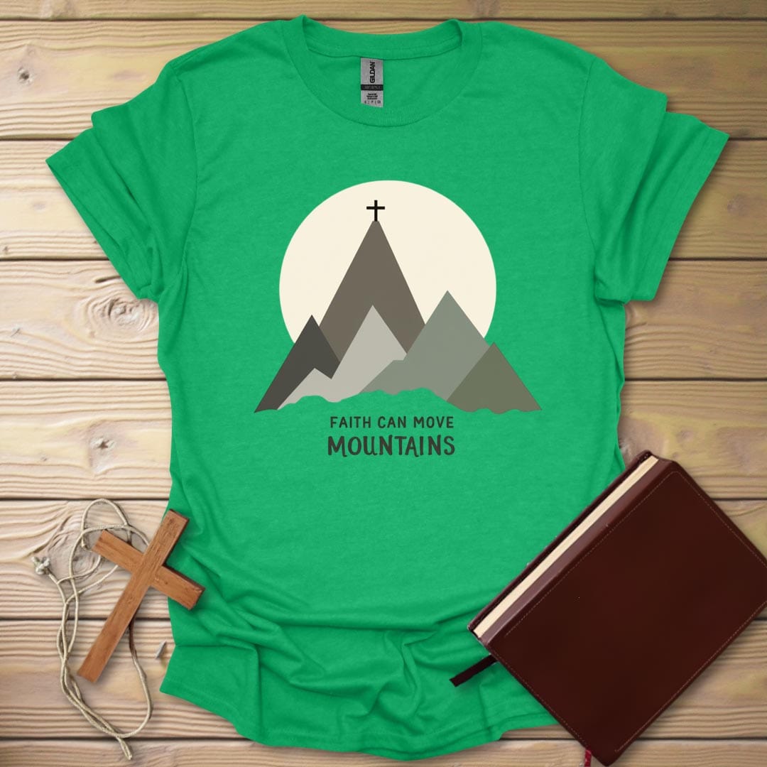 Mountain Faith Modern T-Shirt Heather Irish Green / S
