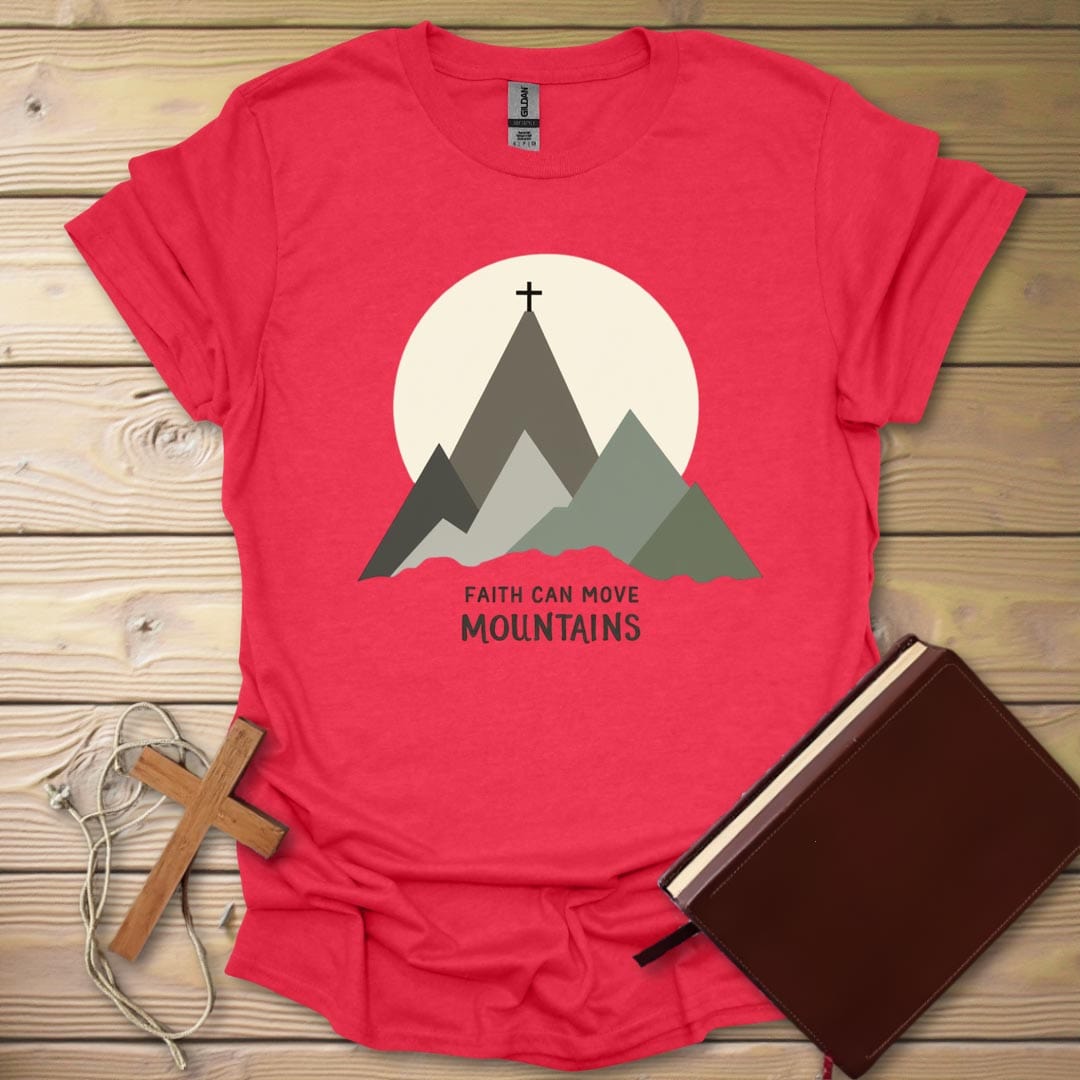 Mountain Faith Modern T-Shirt Heather Red / S