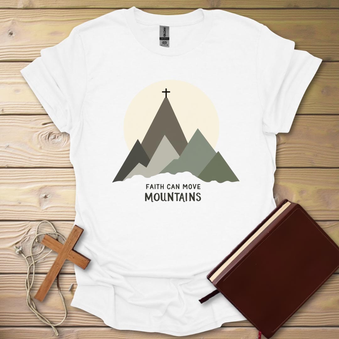 Mountain Faith Modern T-Shirt White / S