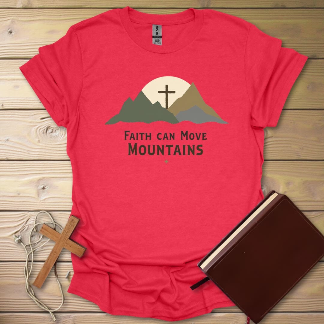 Mountain Faith T-Shirt Heather Red / S