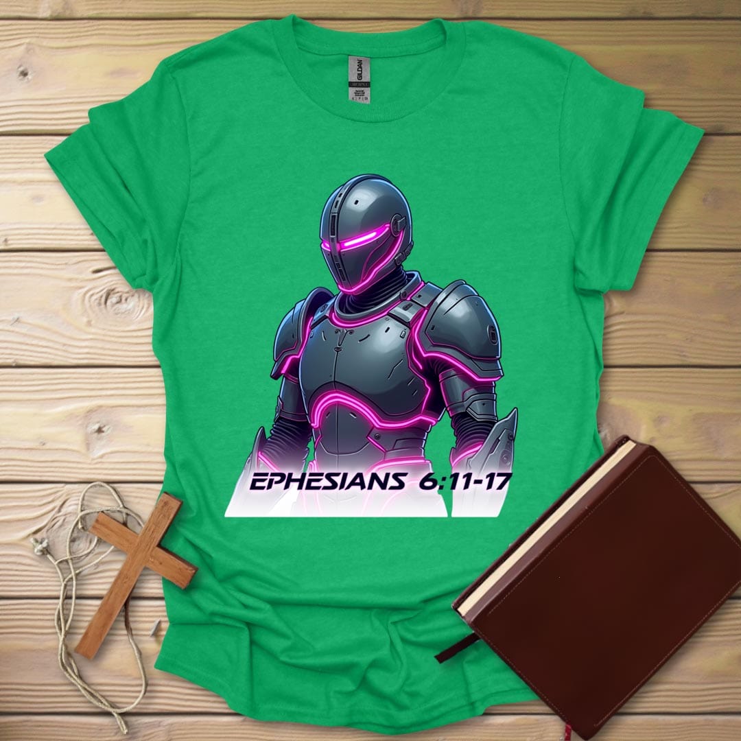 Neon Armor T-Shirt Heather Irish Green / S