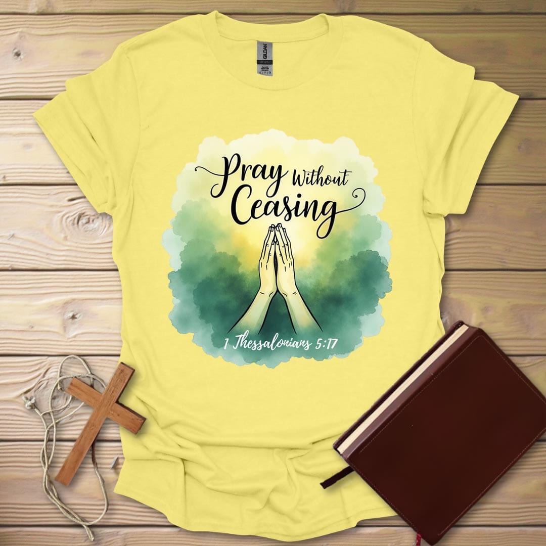 Pray Art T-Shirt Cornsilk / S