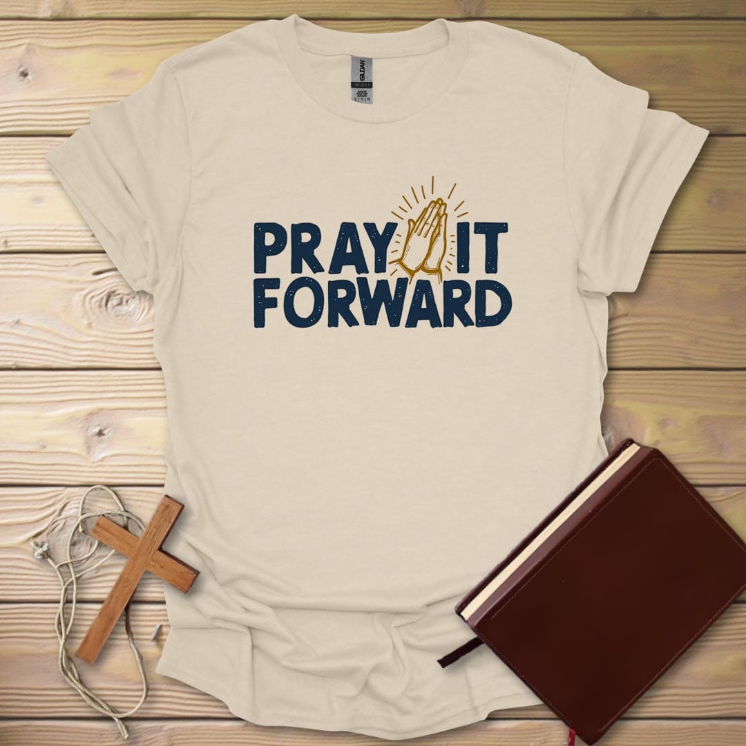 Pray Forward T-Shirt Natural / S