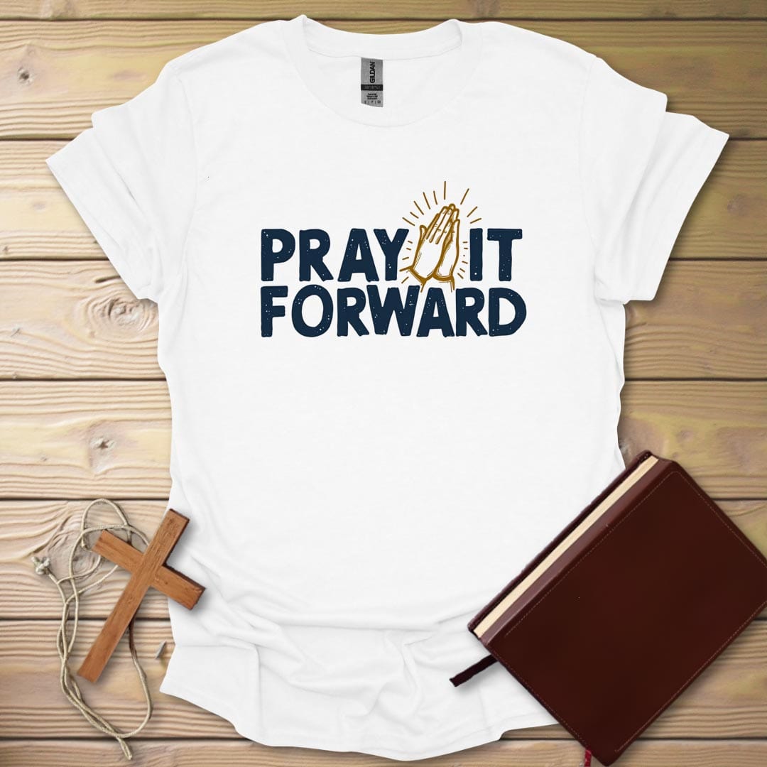 Pray Forward T-Shirt White / S