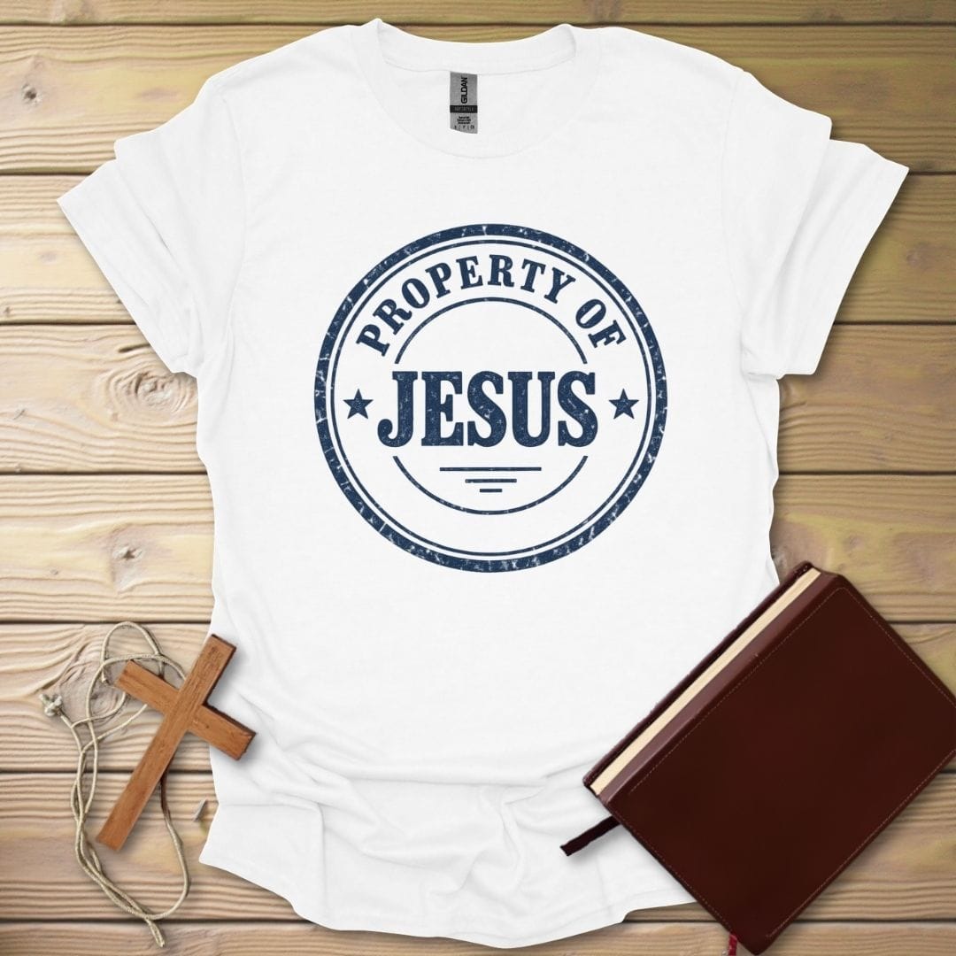 Property Of Jesus T-Shirt White / S