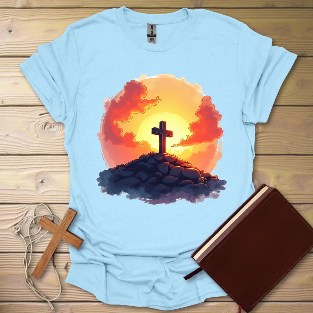Radiant Sunrise T-Shirt Light Blue / S